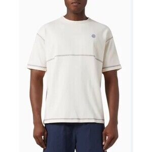 Madhappy Contrast Stitch Heavy Jersey Tee Ivory Unisex Medium